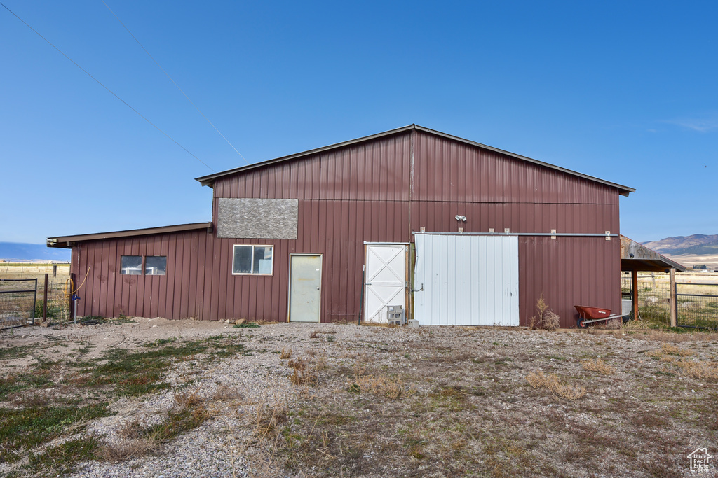 View of outbuilding