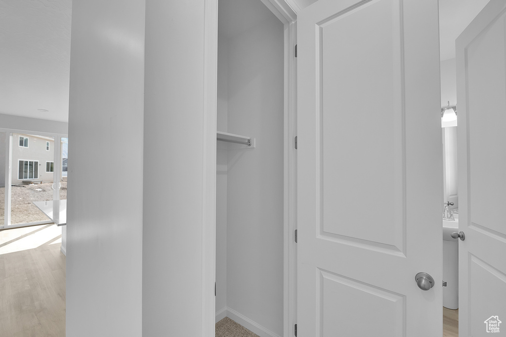 View of closet
