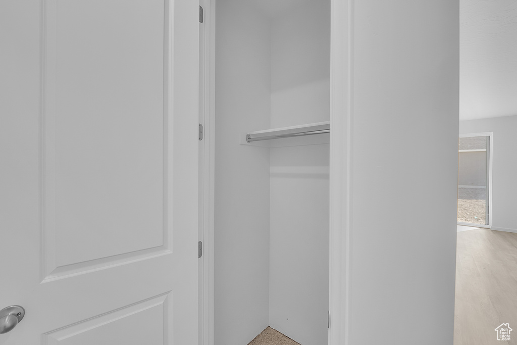 View of closet