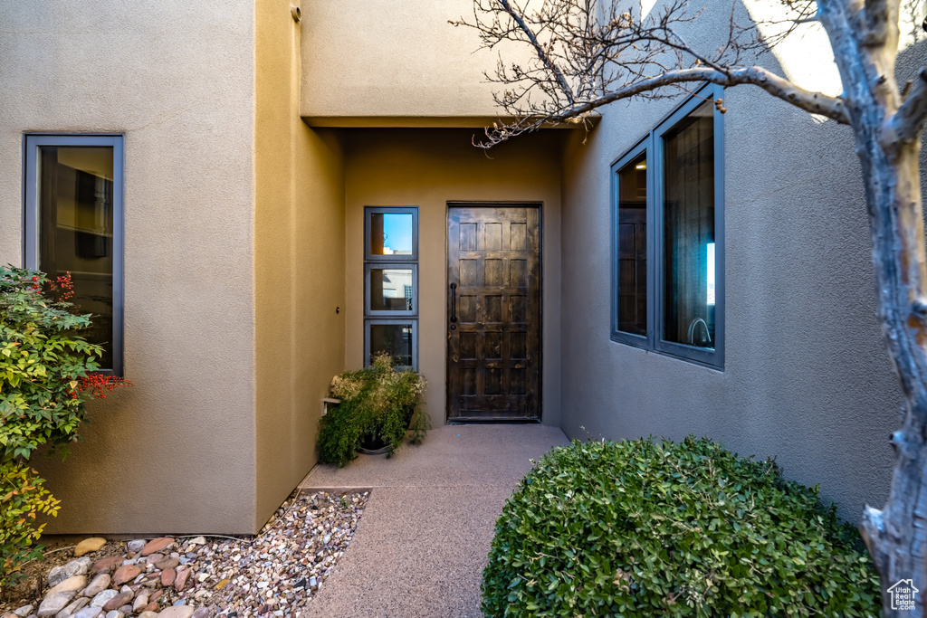 View of entrance to property