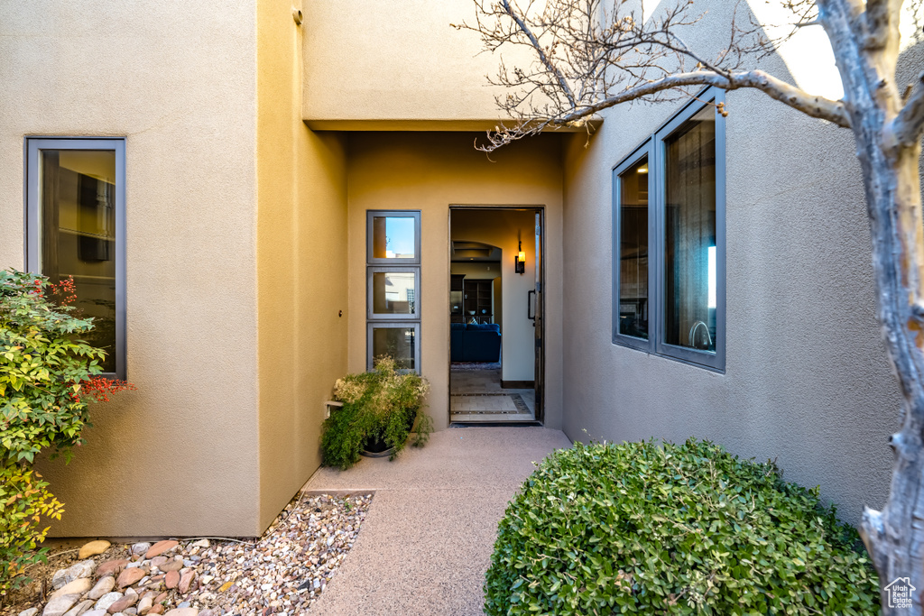 View of entrance to property