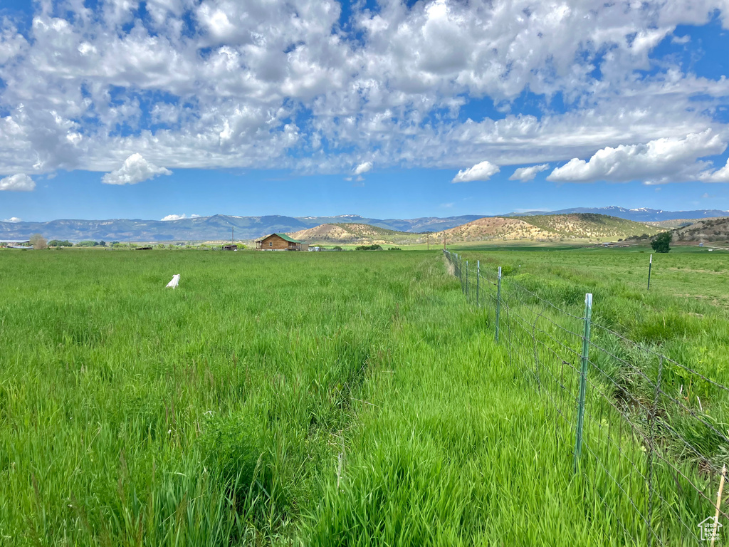 View of mountain feature featuring a rural view