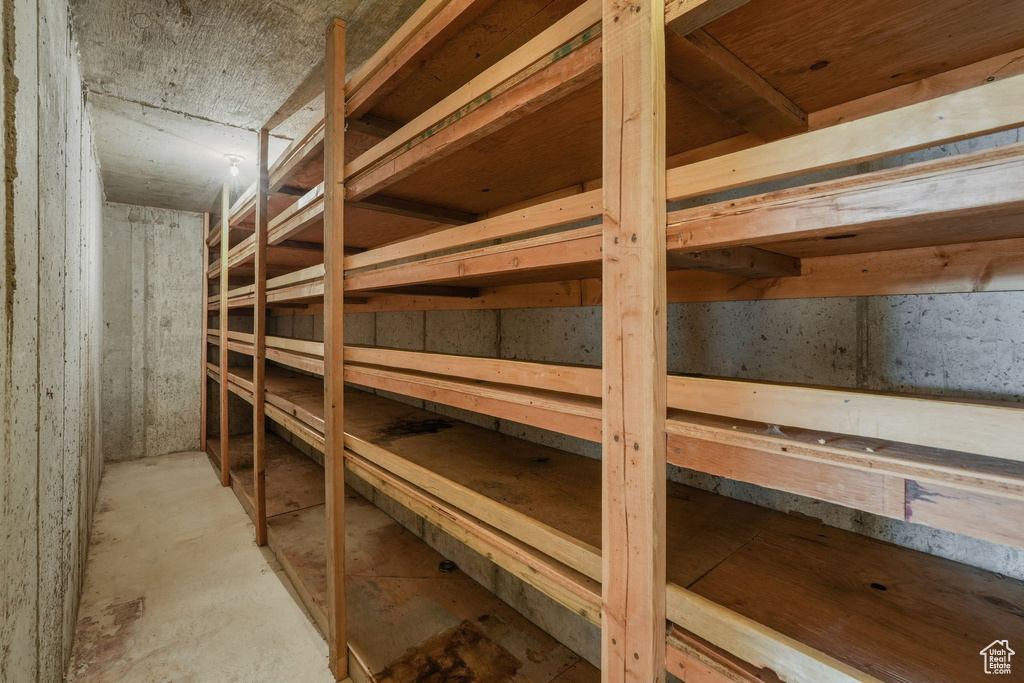 View of storage room