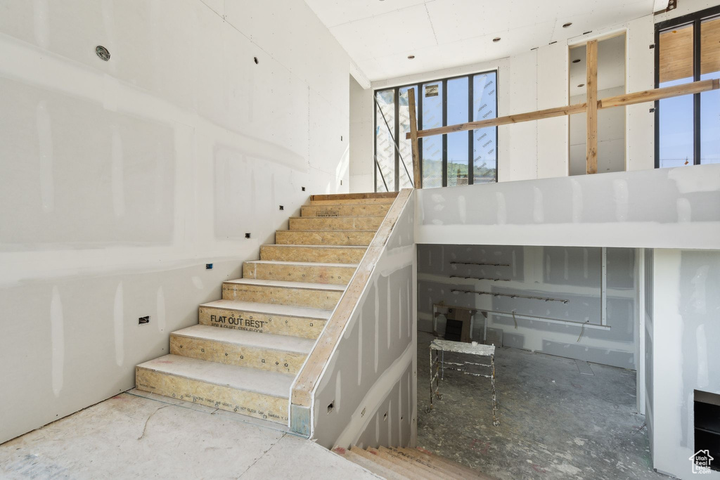View of stairway