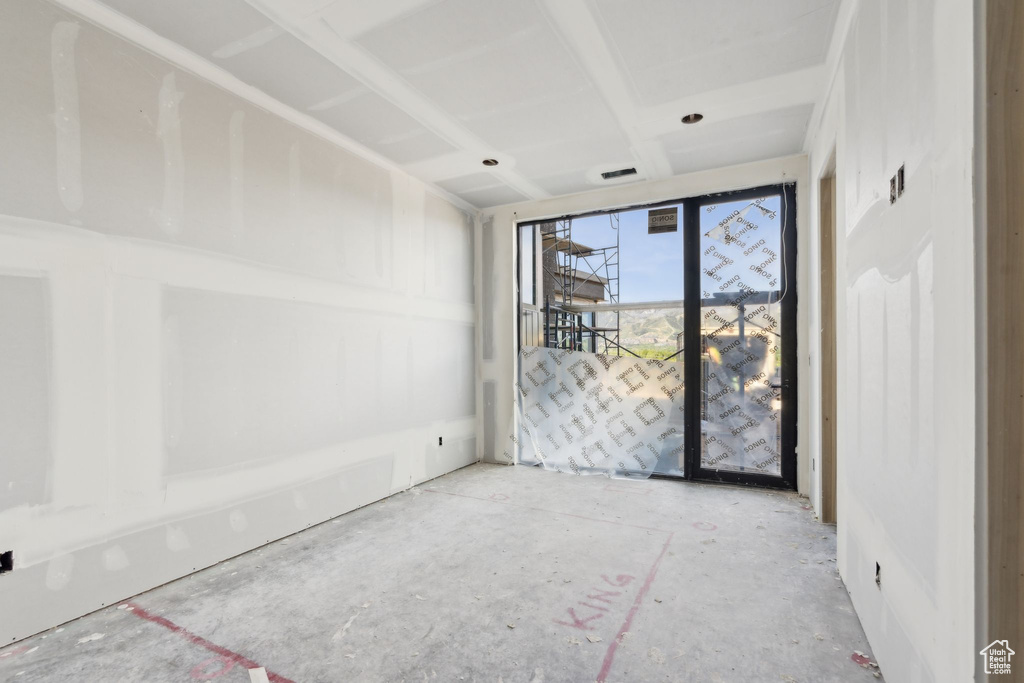 View of spare room