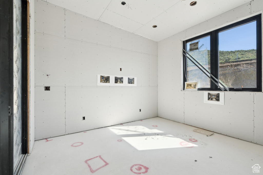 View of spare room