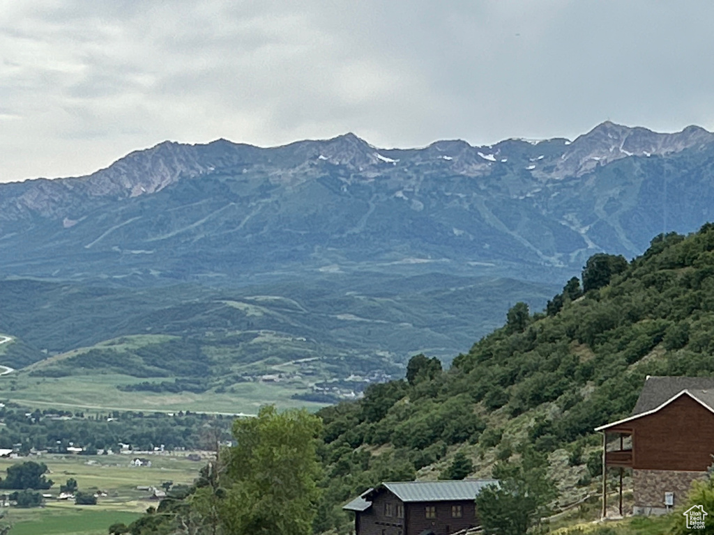 View of mountain backdrop