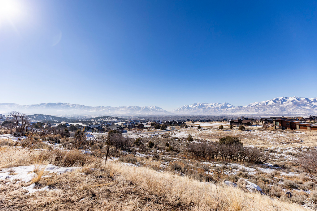 View of mountain backdrop