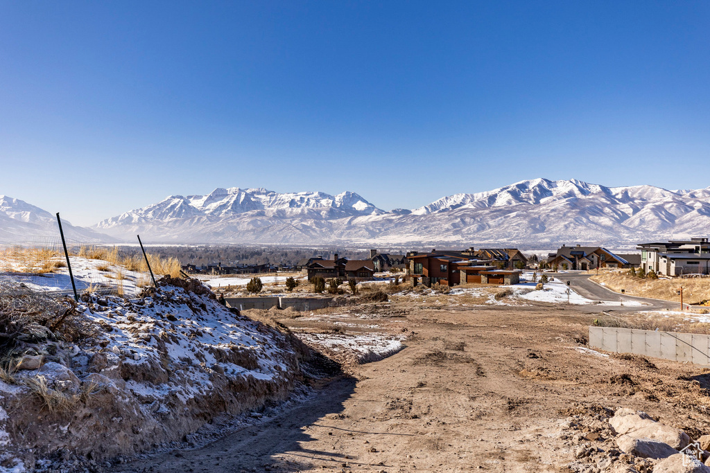 View of mountain backdrop