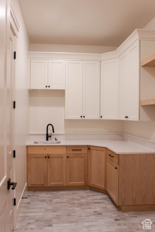 Kitchen featuring sink