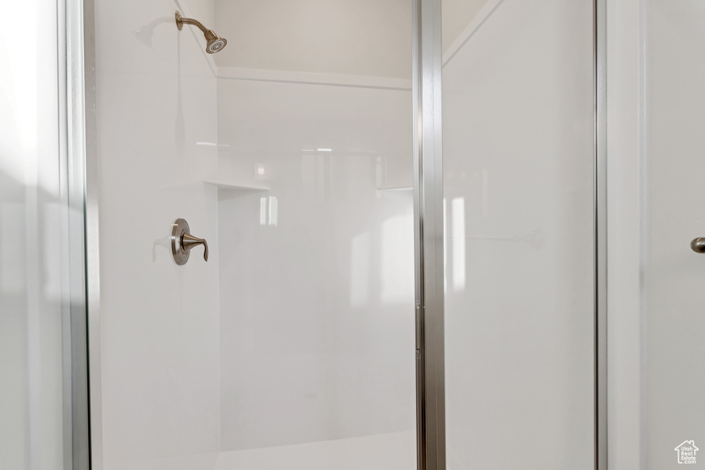 Bathroom featuring a shower