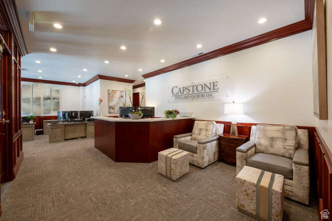View of reception
