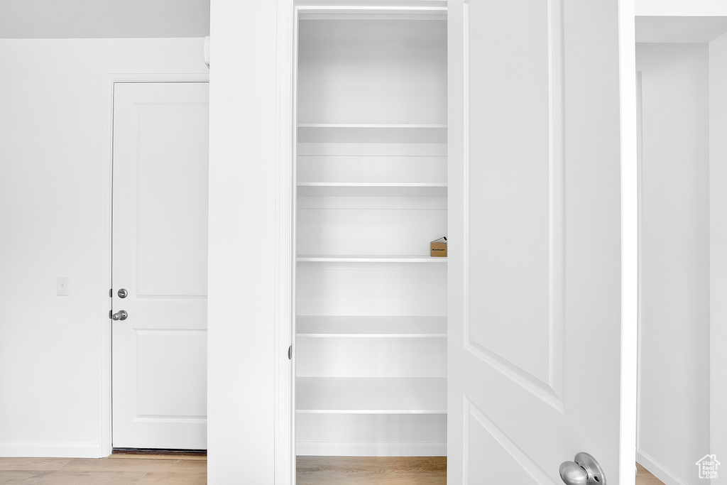 View of closet