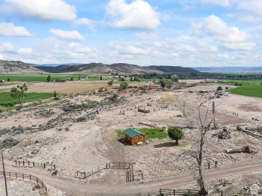 Mountain view featuring rural landscape