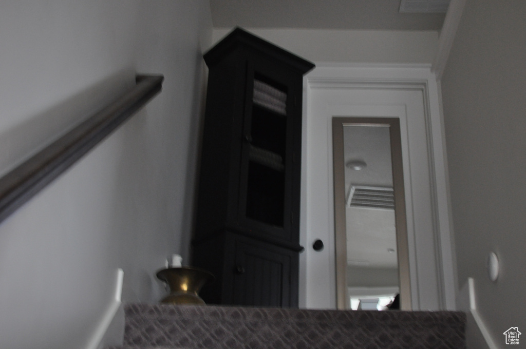 View of stairs