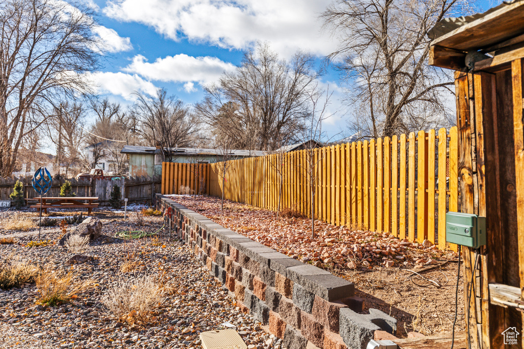 View of yard