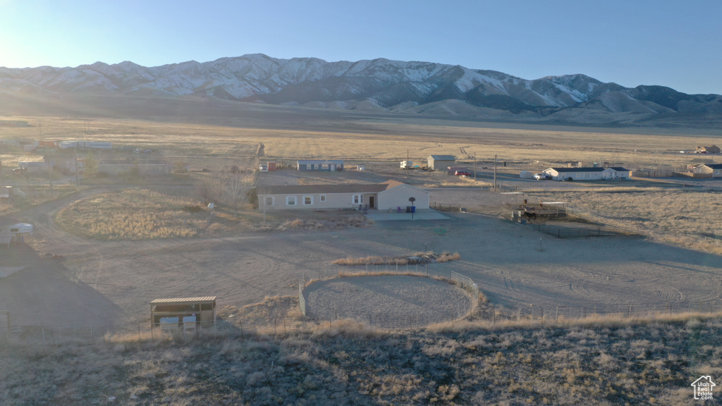 Property view of mountains featuring a rural view
