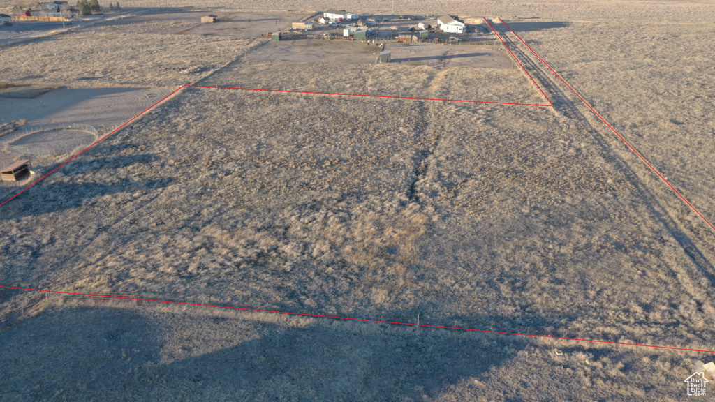 Drone / aerial view featuring a rural view