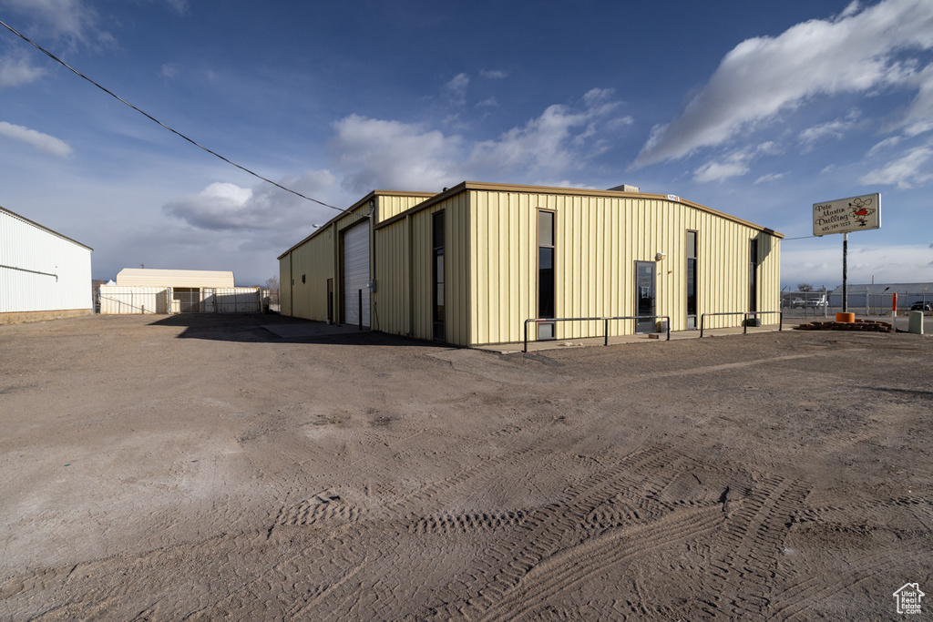 View of outdoor structure