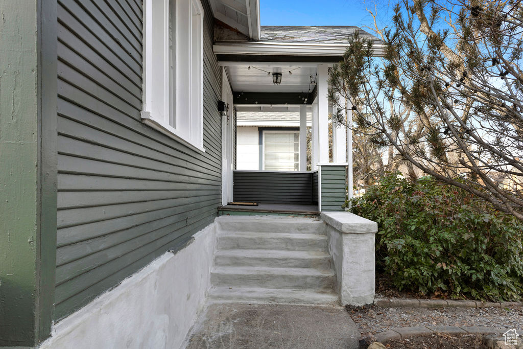 View of entrance to property