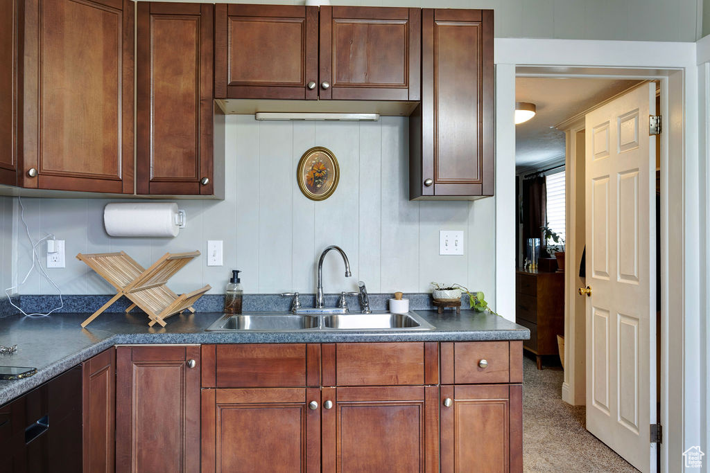 Kitchen with sink