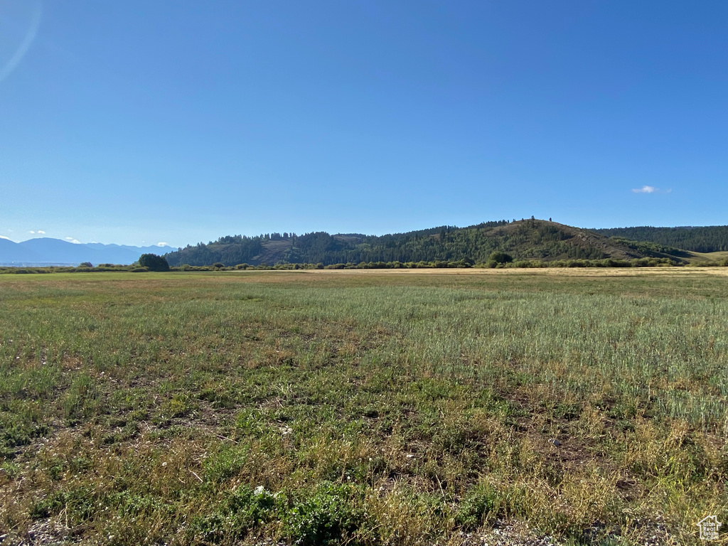 View of mountain feature featuring a rural view