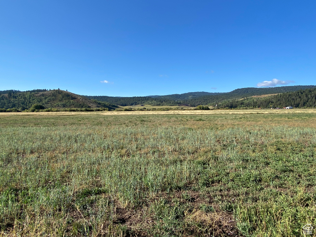 Property view of mountains featuring a rural view