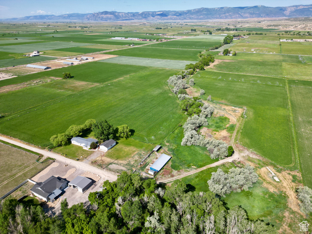 View of property location featuring rural landscape and a mountain backdrop