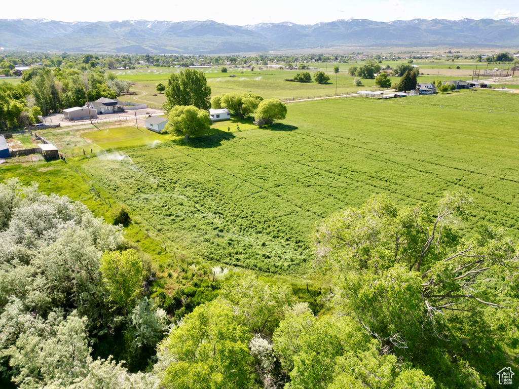 View of rural area featuring a mountainous background