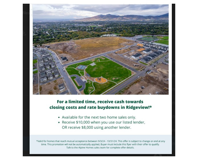 View of miscellaneous listing collateral
