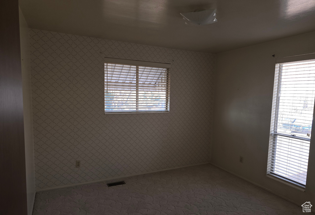 Spare room with carpet floors