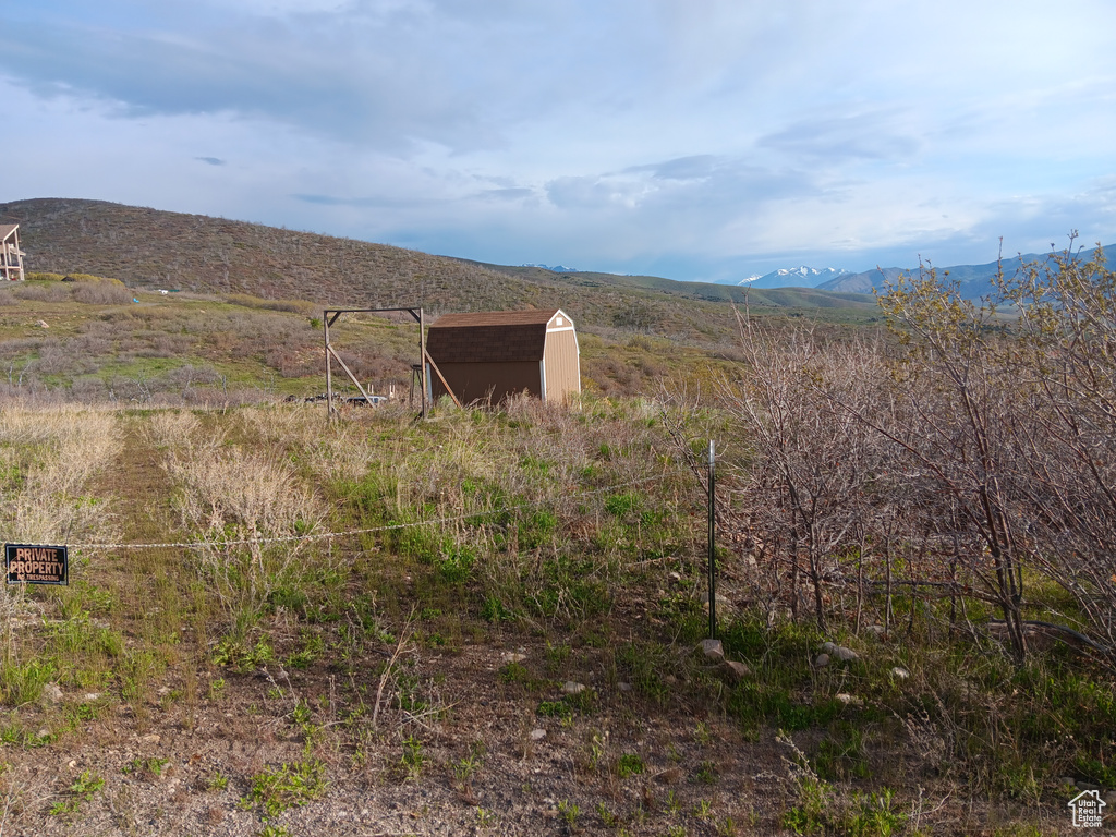 View of mountain backdrop