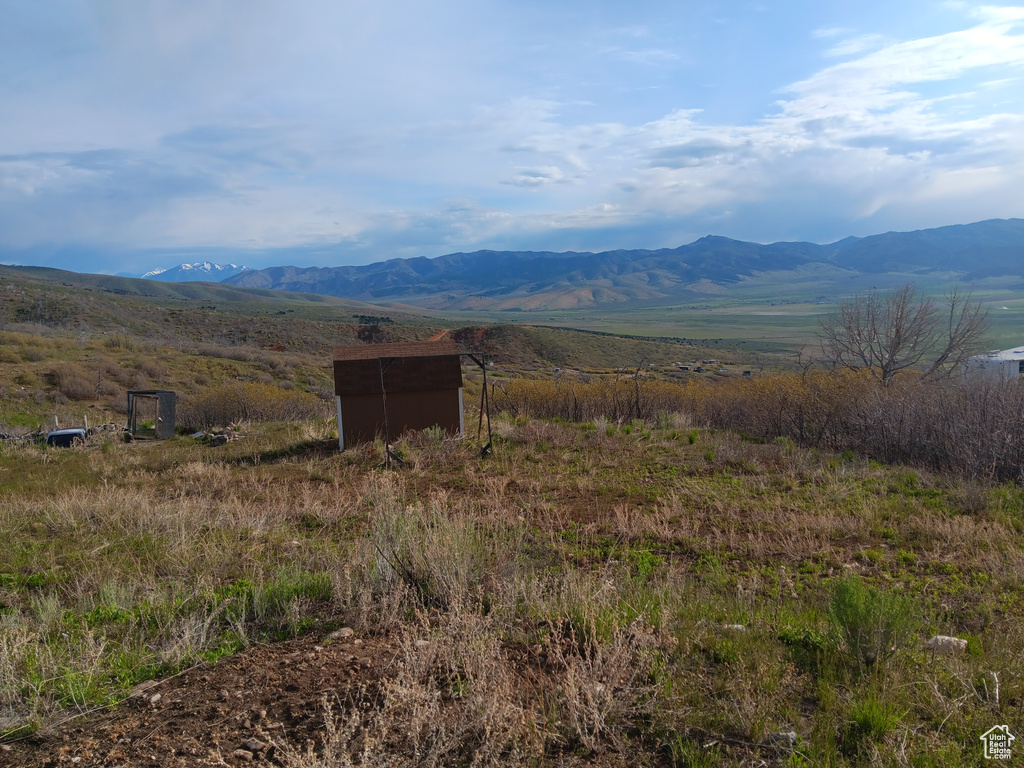 View of mountain backdrop