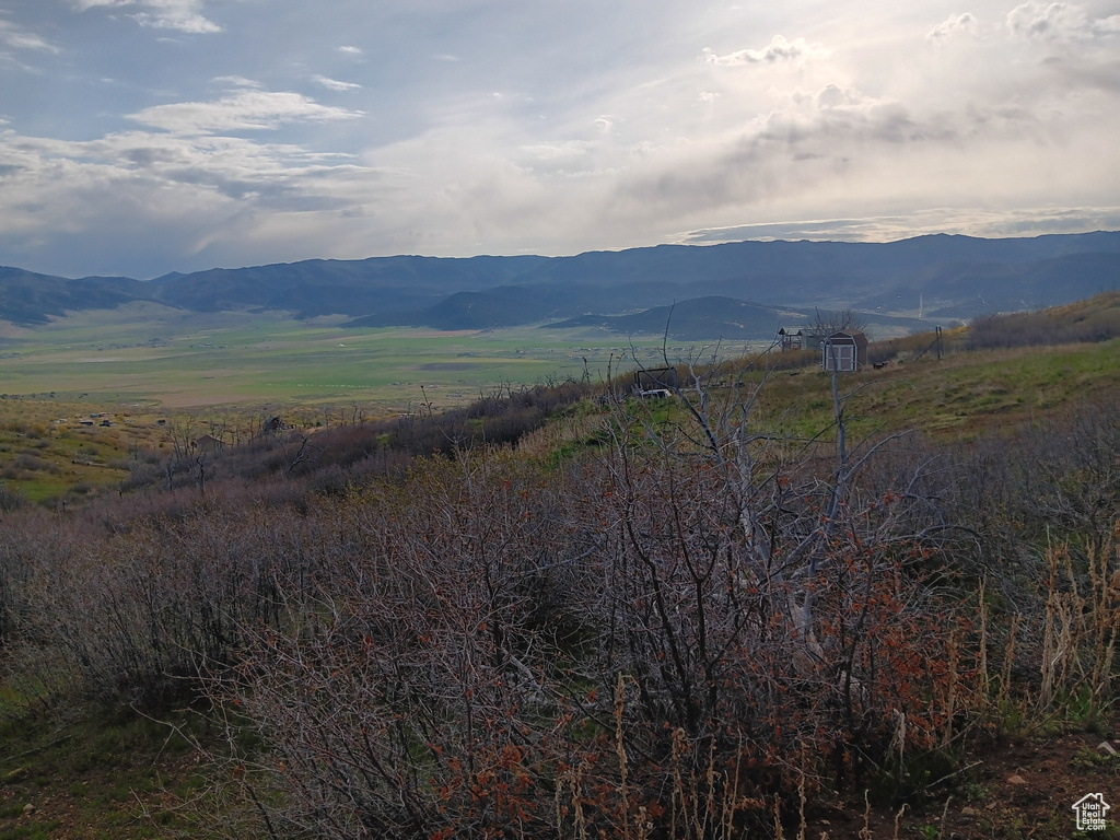 View of mountain backdrop