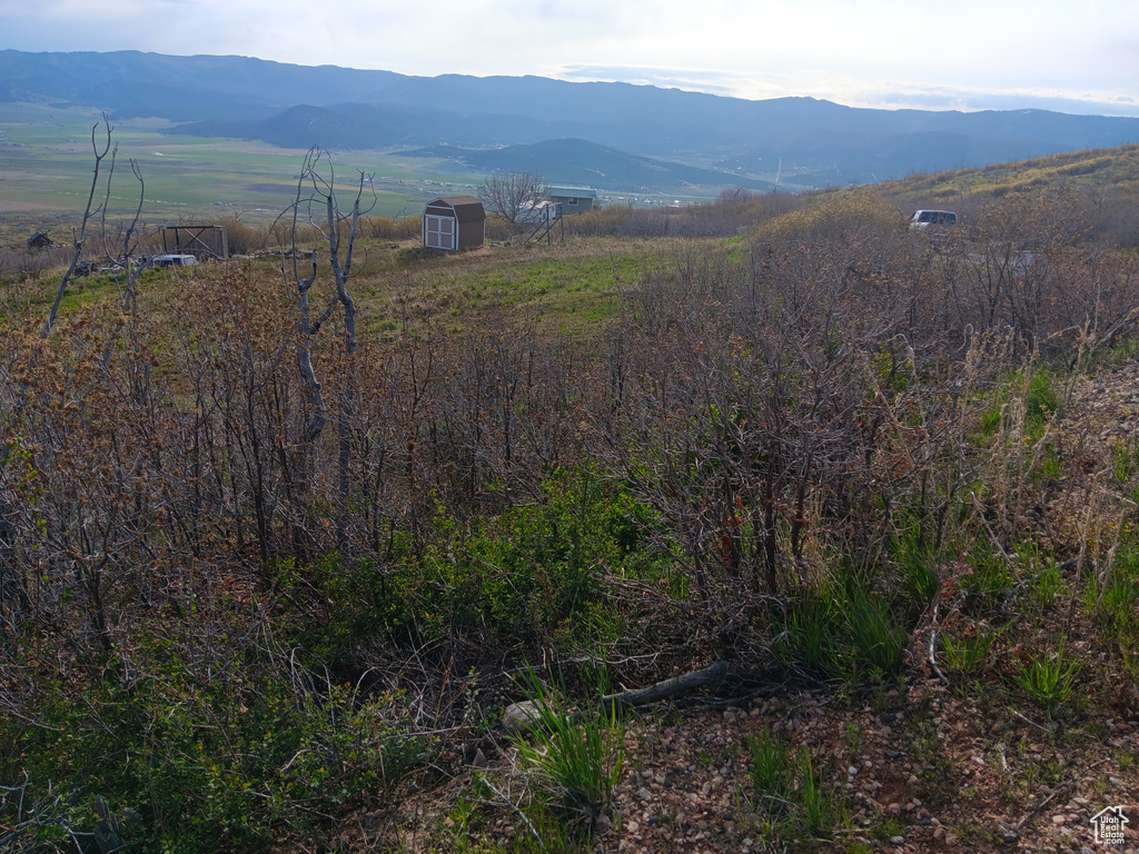 View of mountain backdrop