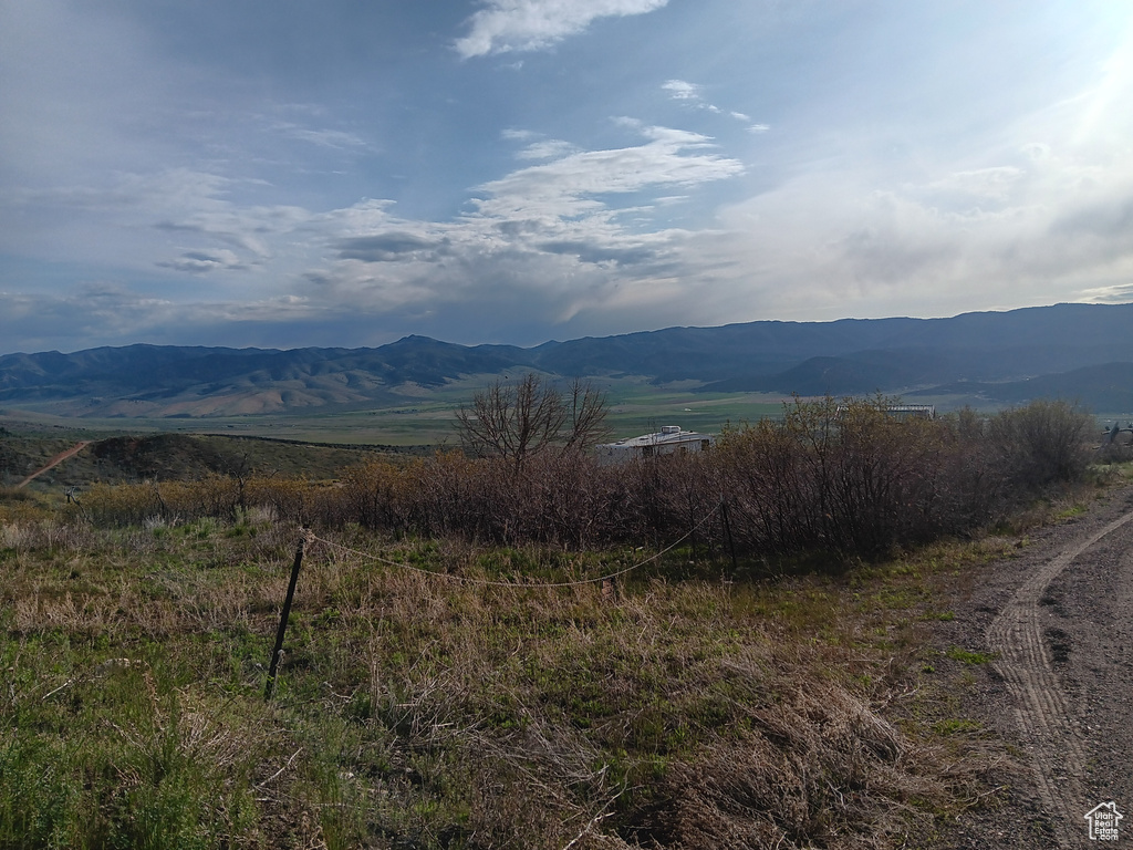View of mountain background