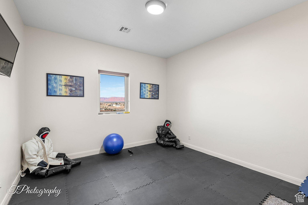 View of workout area