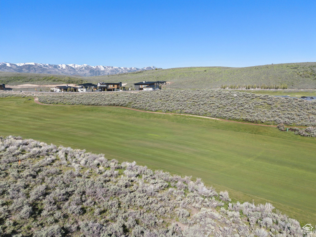 View of home's community with a mountain view