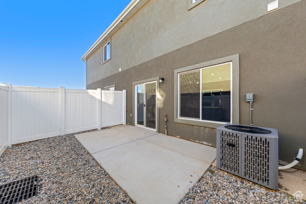 Exterior space featuring central AC unit