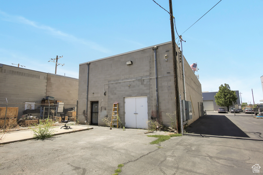 View of back of property