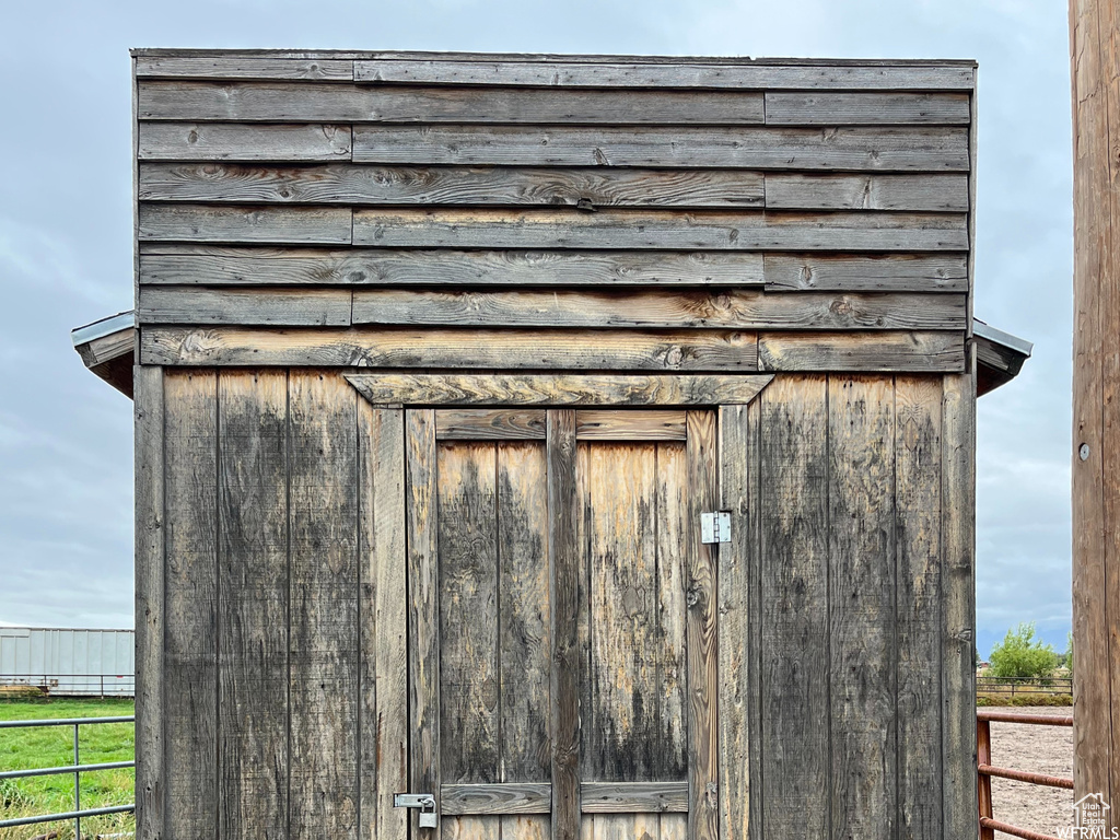 View of outbuilding