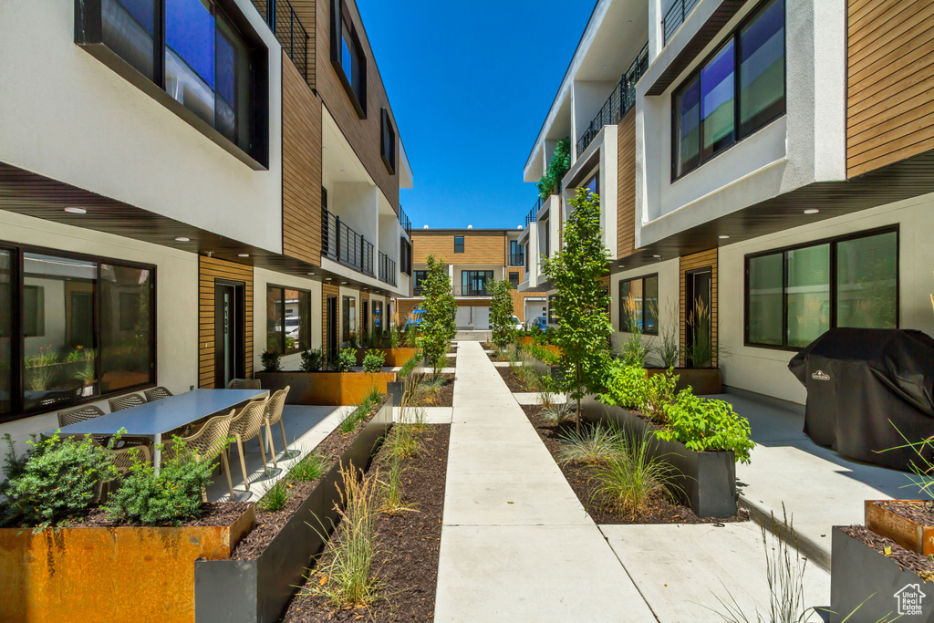 View of property\\\'s community with a patio area
