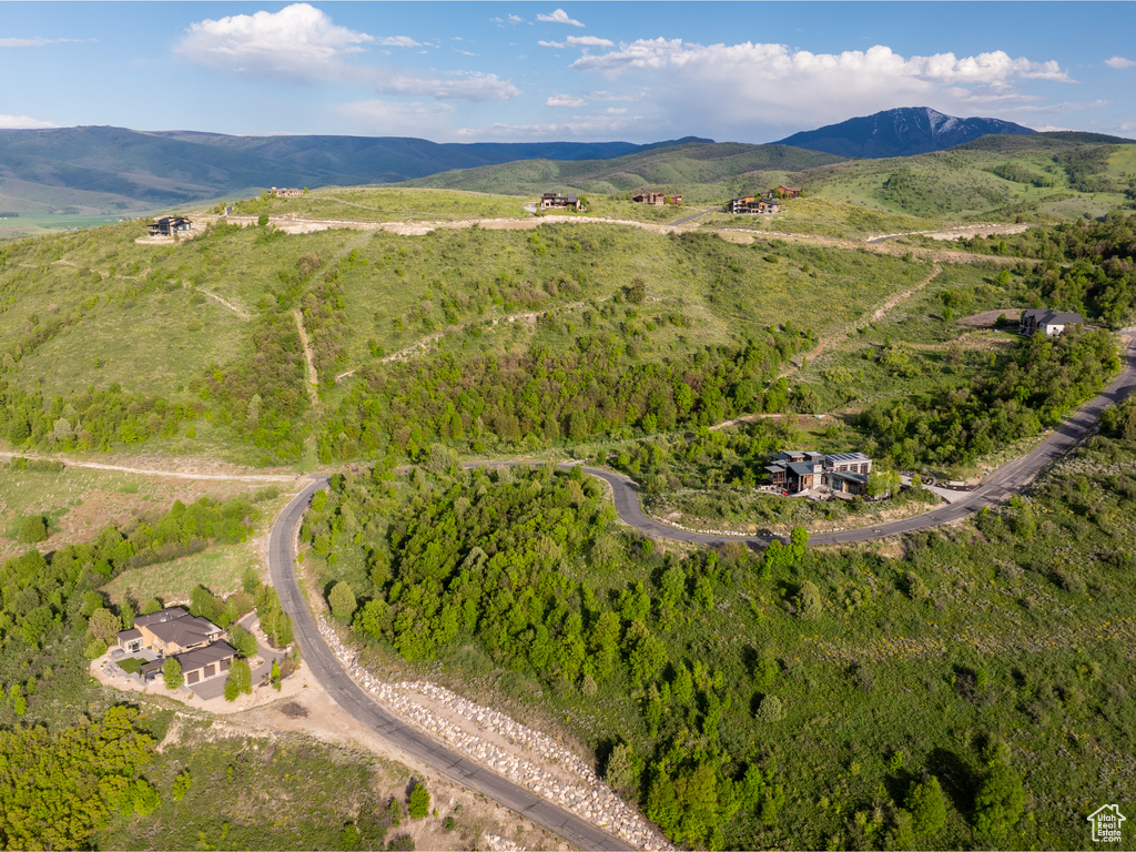 View of property location with a mountain backdrop