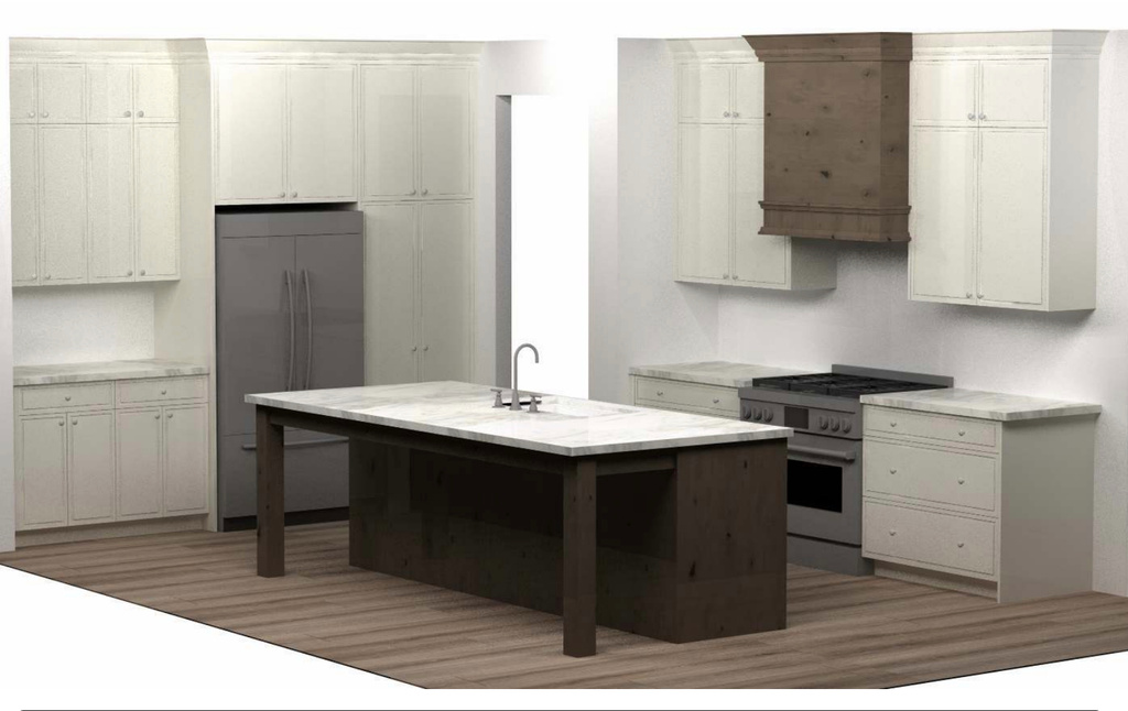 Kitchen featuring sink, a center island with sink, stainless steel appliances, light hardwood / wood-style floors, and white cabinets