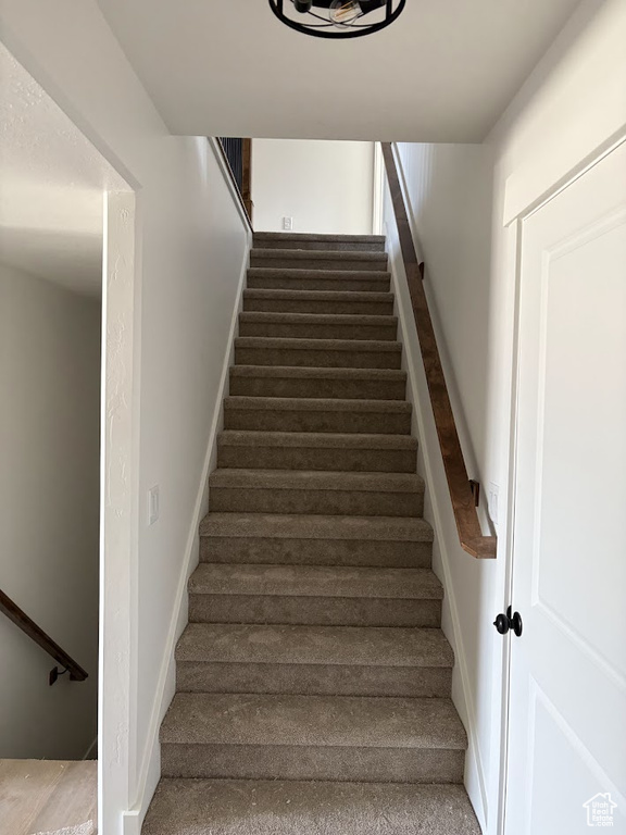 View of stairway