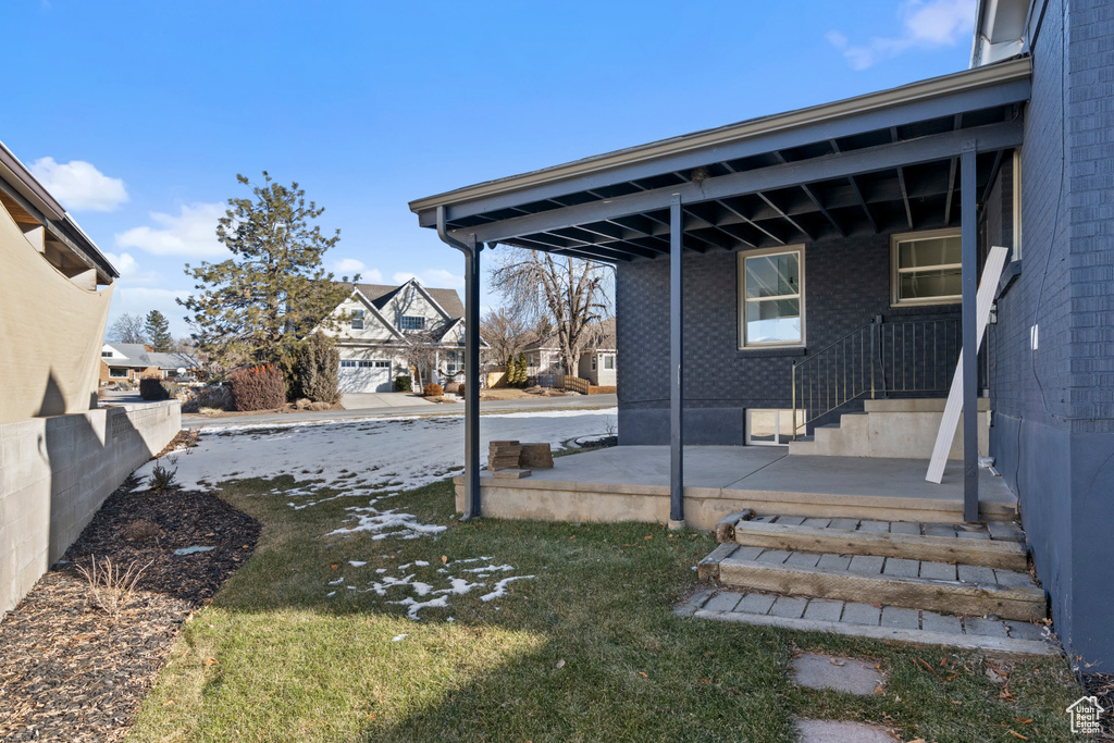 View of yard