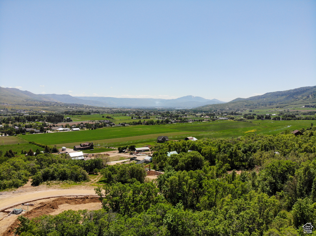 View of mountain backdrop
