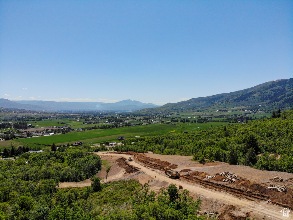 View of mountain backdrop