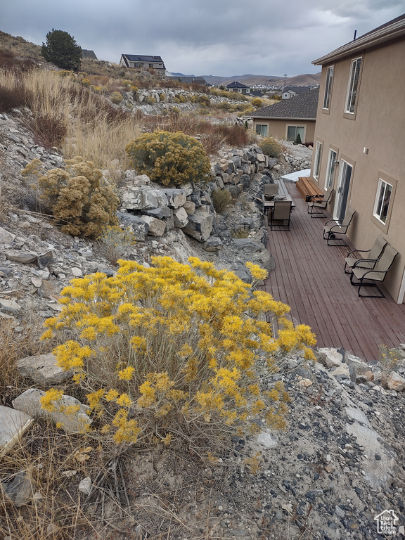 View of deck