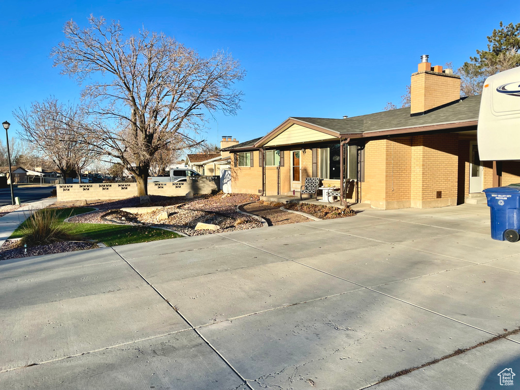 View of front of property